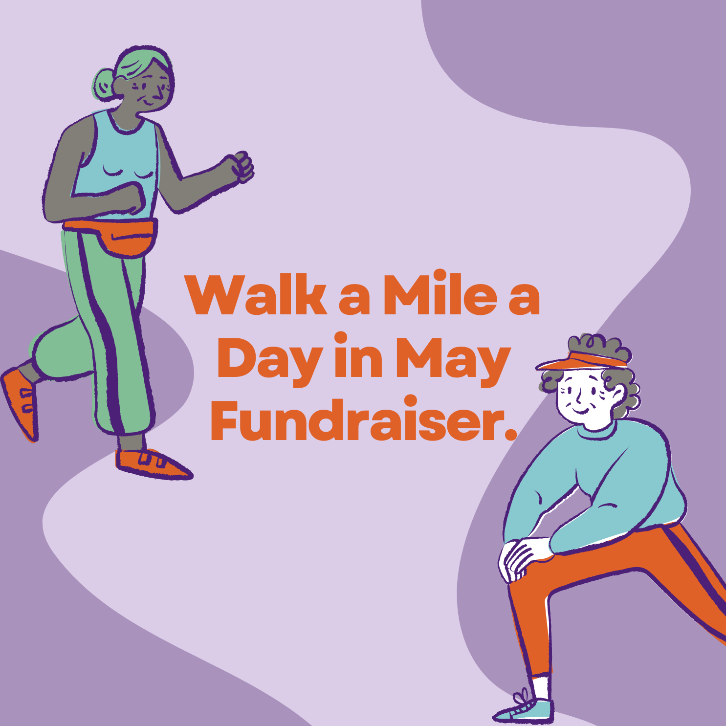 Take part in our Walk a Mile a Day in May fundraising event